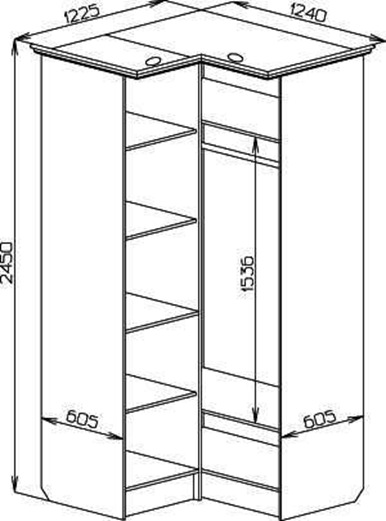 Угловой шкаф своими руками