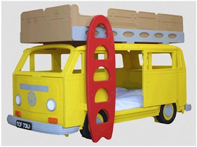 Двухярусная кровать-автобус - мечта любого ребенка