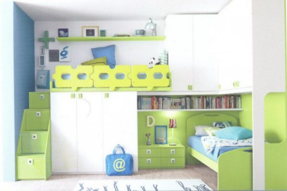 Комнаты для двоих детей это комплекты мебели