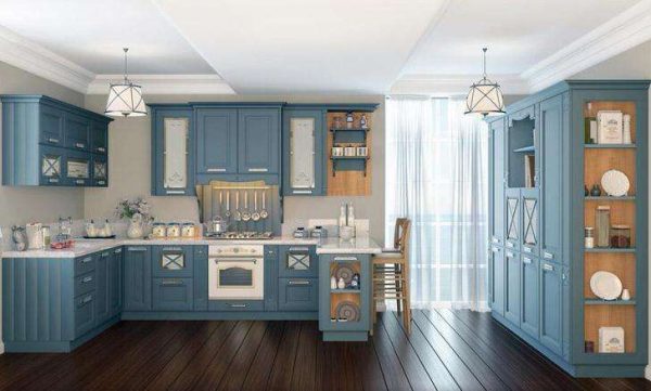 Кухня в стиле неоклассика: особенности стиля, отделка, фото дизайна