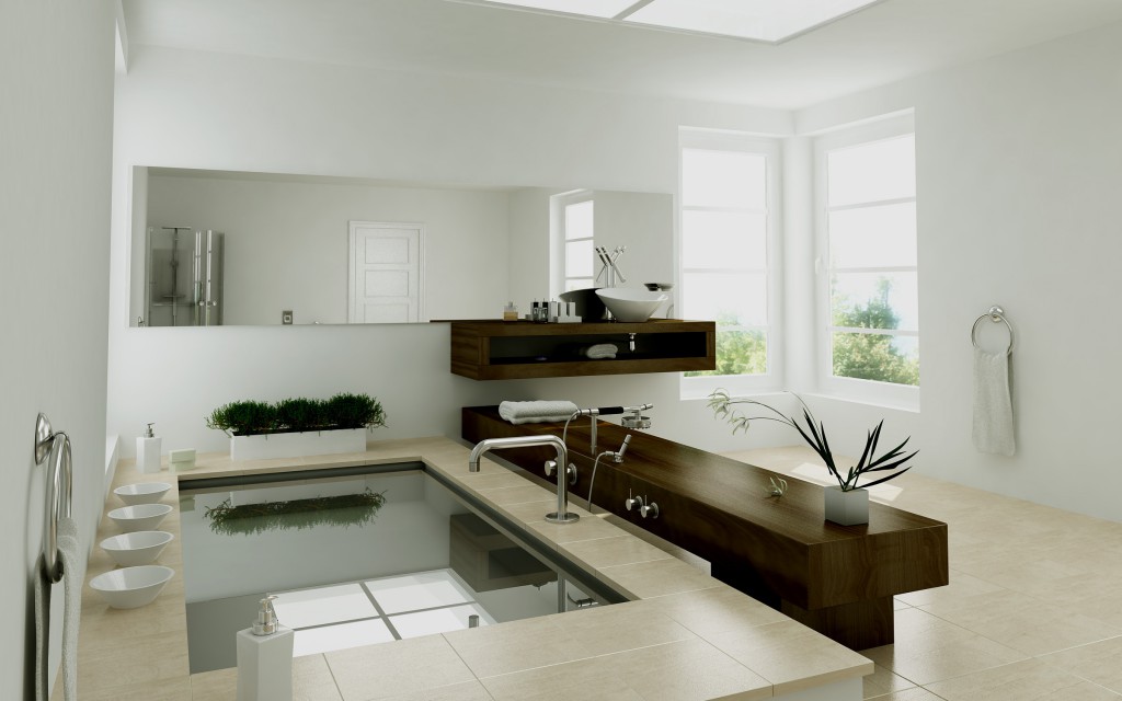 Фото дизайна керамической плитки в ванной