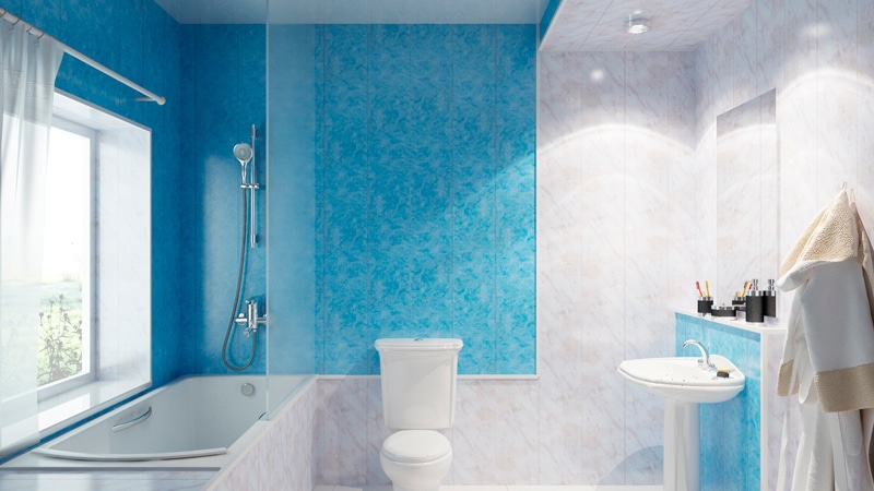 Панели ПВХ для ванной: фото ремонта и дизайна
