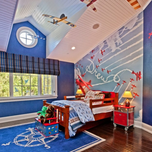 Потолок в детской комнате - 120 фото лучших идей по оформлению потолка