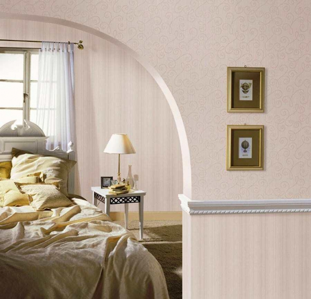 Интерьер спальни с двумя видами обоев: как поклеить, фото, сочетание, подбор цветов, компаньоны, примеры для спальни, дизайн, как оклеить, видео