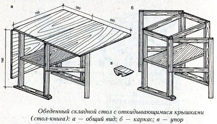 Как сделать стол книжку своими руками?