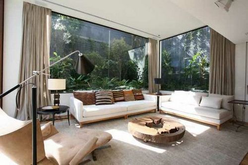 Как подобрать шторы на панорамные окна в квартире и доме