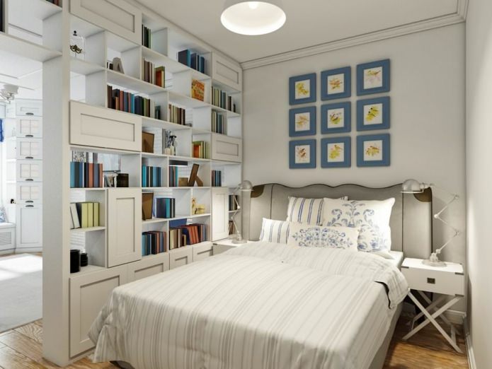 спальня в дизайне квартиры в стиле прованс