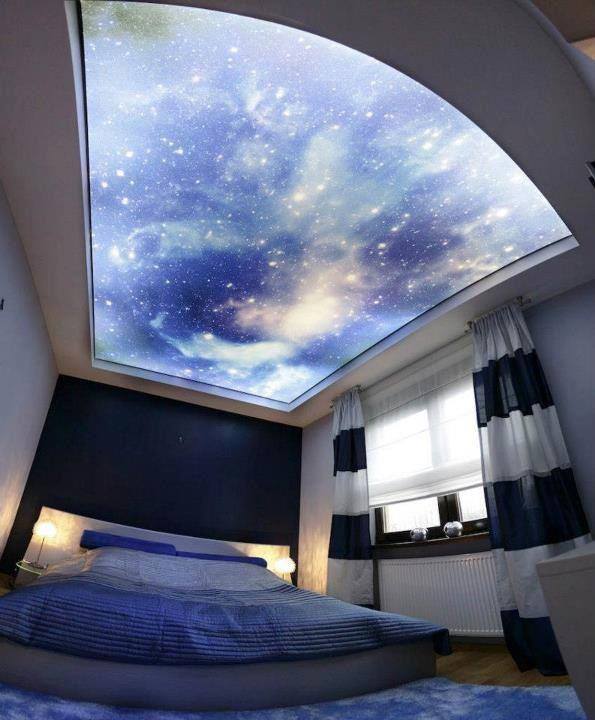 Окно в «звездный мир» в небольшой городской спальне