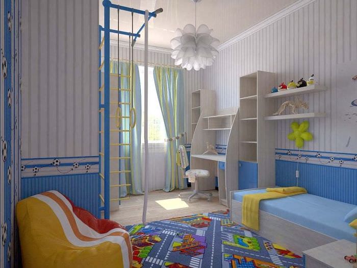 Дизайн комнаты для мальчика 6 лет фото