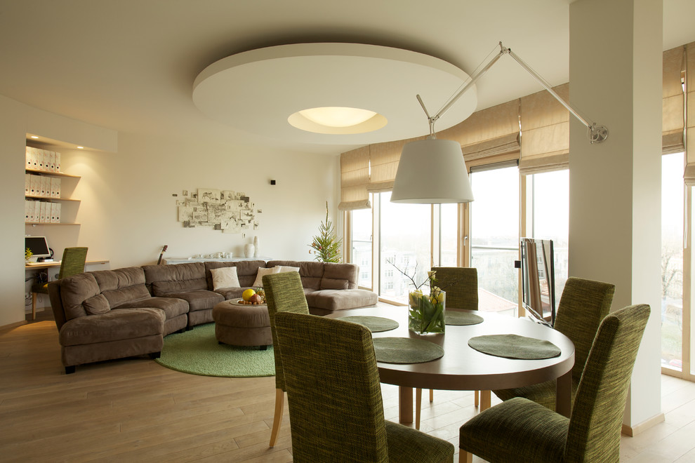 Роскошный интерьер гостиной в современном стиле