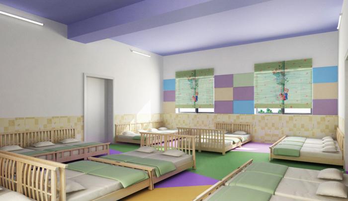 оформление спален в детских садах 