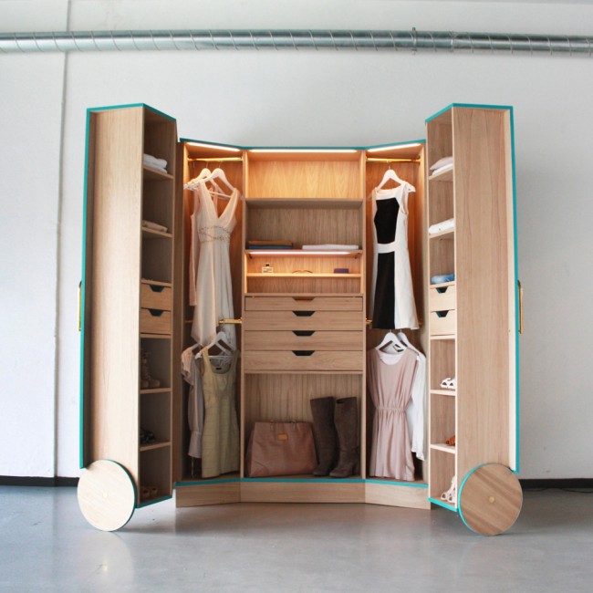В два раза более вместительный и удобный шкаф-раздвижная гардеробная