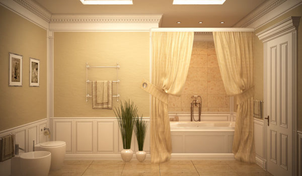 Дизайн ванной комнаты в викторианском стиле