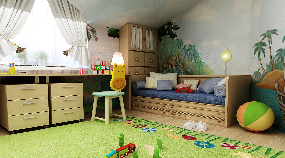 дизайн детской комнаты фото