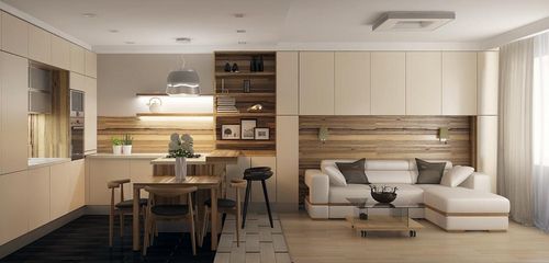 Маленькие кухни-гостиные: дизайн и зала, совмещенные фото, небольшие размеры, метраж комнаты в квартире