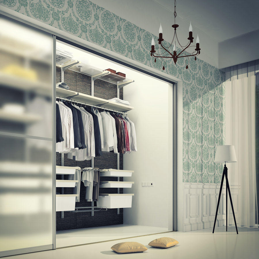 Благодаря своей вместительности, шкаф-купе может заменить гардеробную комнату