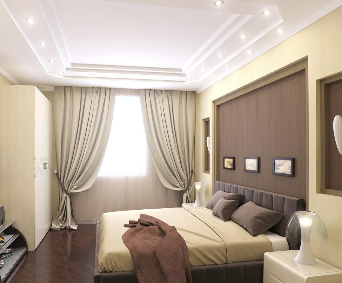 При создании 3д-интерьера спальни необходимо учитывать размеры помещения и его основные особенности