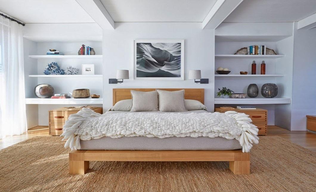 Ширина кровати должна быть максимально возможной с учетом размеров спальни