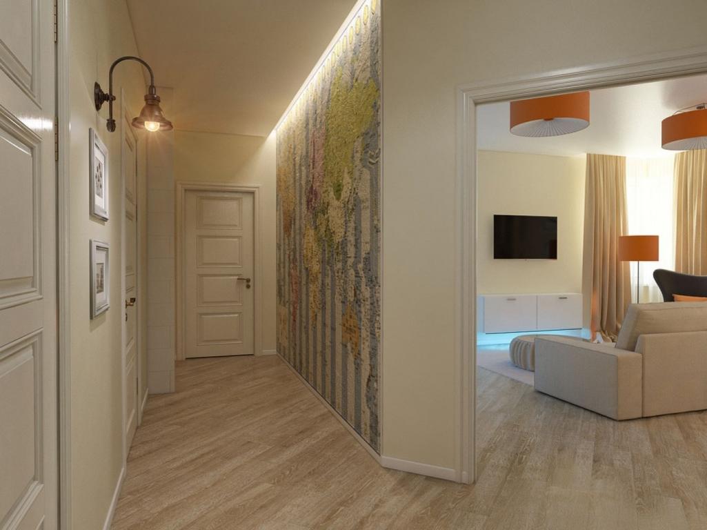 Если вы решили объединить коридор с комнатой, тогда заранее необходимо тщательно продумать дизайн такого помещения