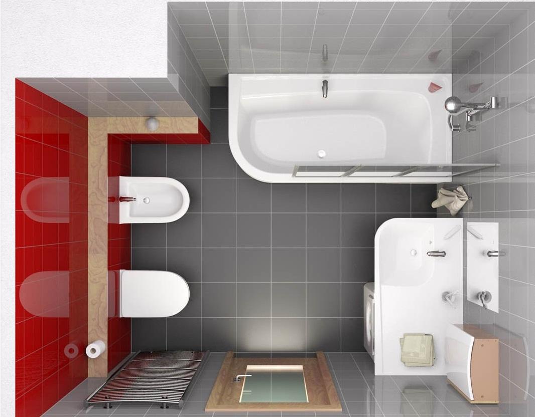 Перед расстановкой сантехники в совмещенном санузле стоит выполнить чертеж ванной комнаты 