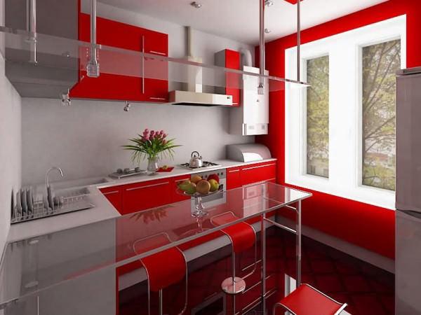 Дизайн прямоугольной кухни: фото интерьера кухни гостиной, планировка формы