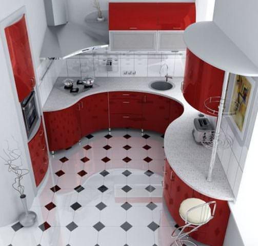 Фото дизайн кухни гостиной прямоугольной формы