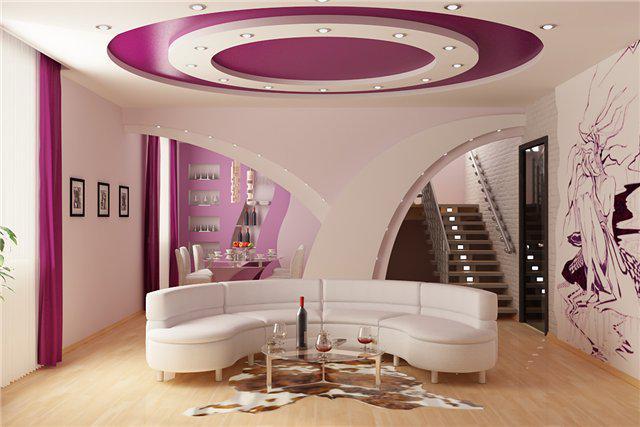 Дизайнерский потолок может стать прекрасным дополнением к интерьеру в вашем доме