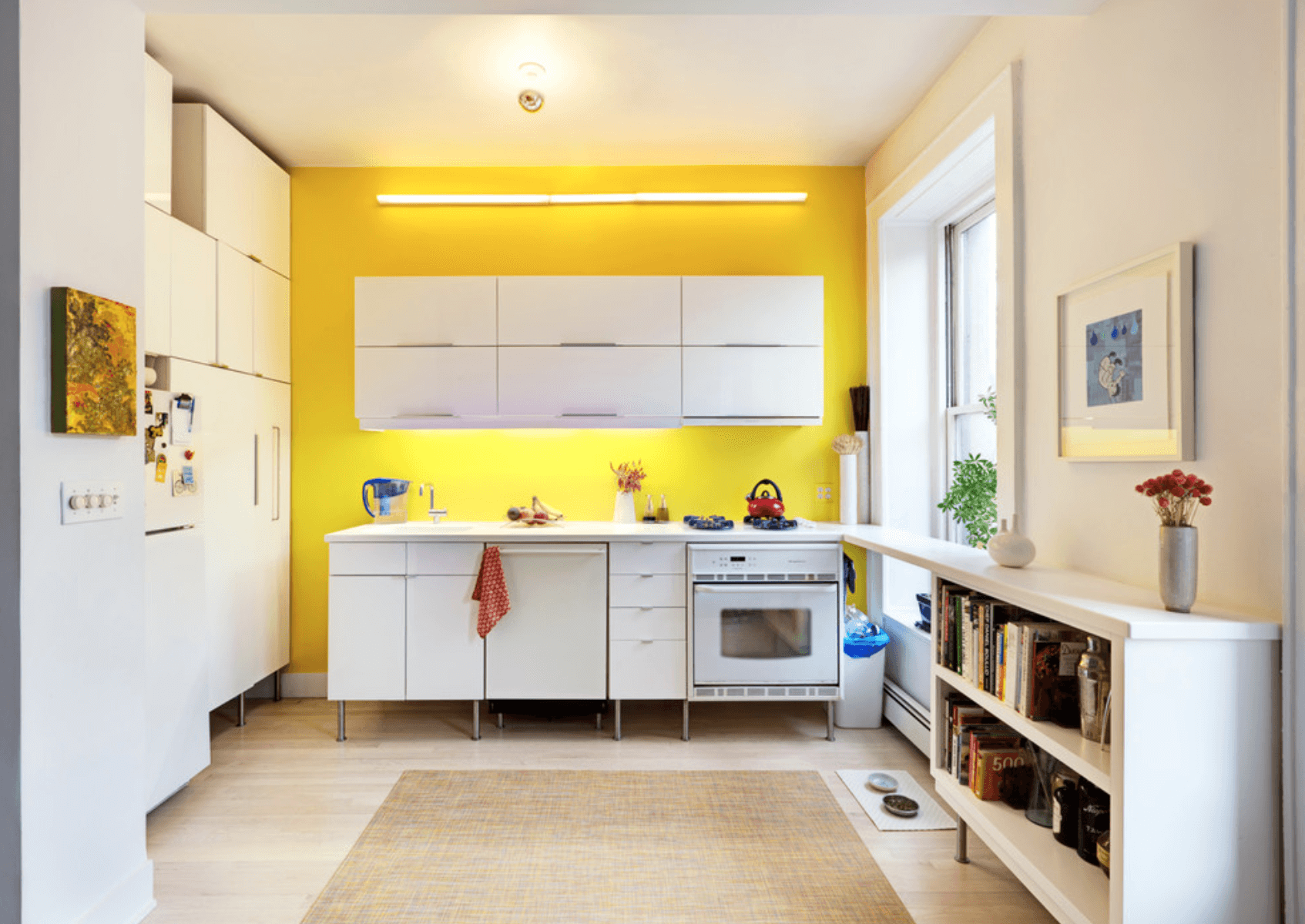 Дизайн кухни в оттенках желтого цвета. Фото 3