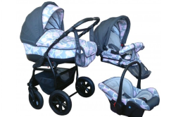 Удобная модульная коляска для новорожденных