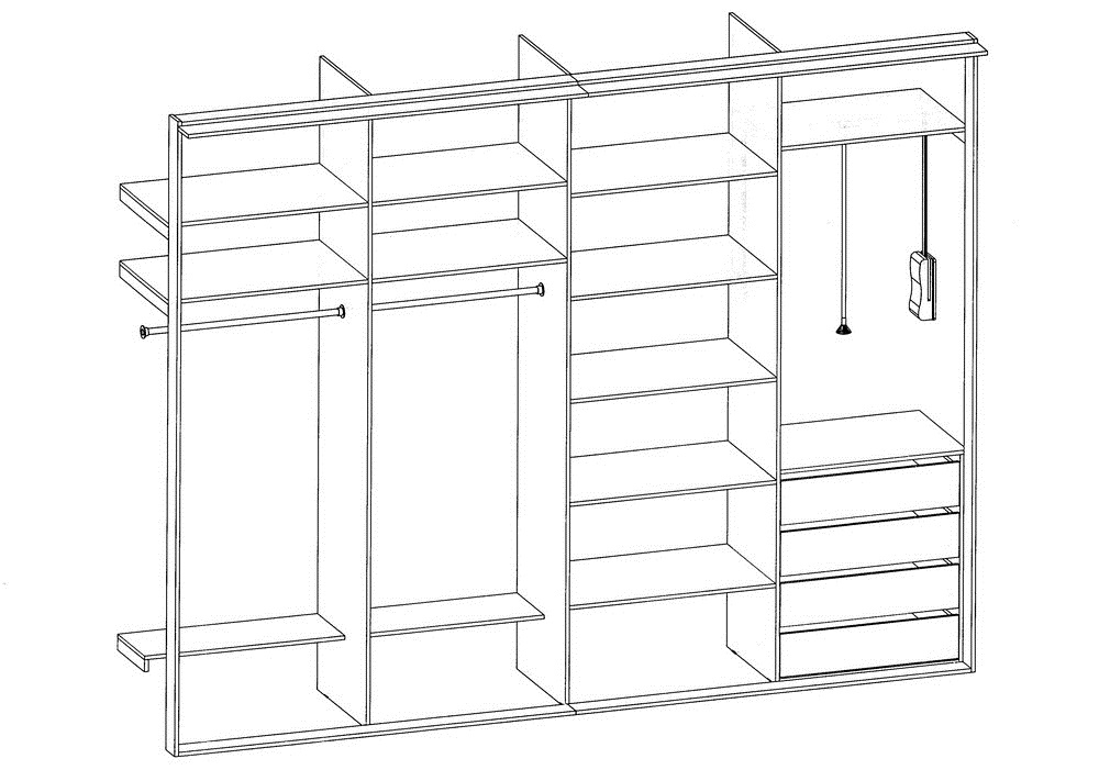 схема шкаф купе своими руками
