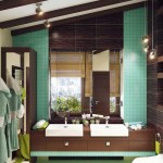 Дизайн угловой ванной комнаты. Фото