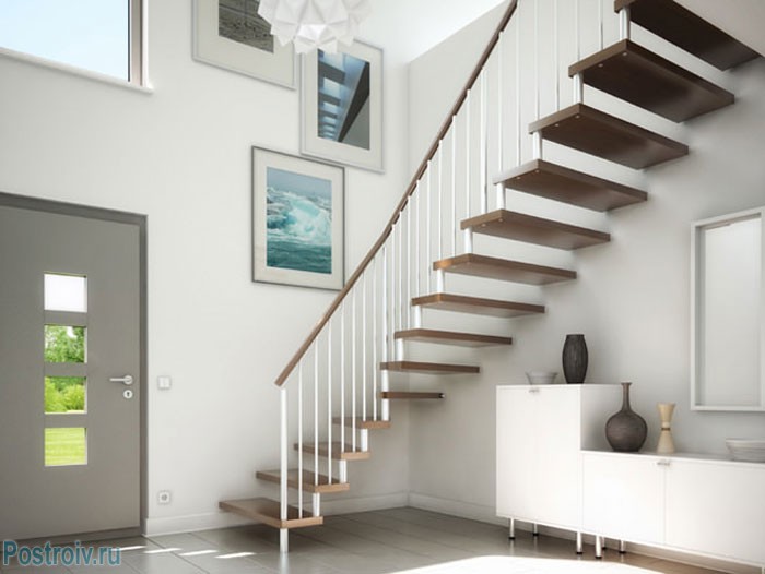 Дизайн лестницы для дома. Фото