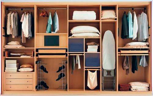 Внутреннее наполнение для шкафов-купе: выбираем внутренности для шкафа в прихожей и спальне (фото)