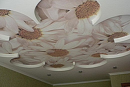 Сатиновые потолки отлично подходят для декорирования методом фотопечати