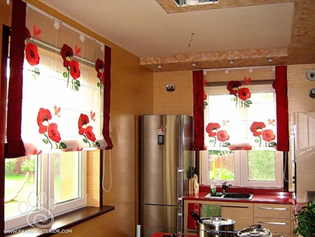 Два окна на кухне