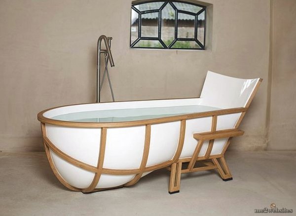 Необычный дизайн ванной