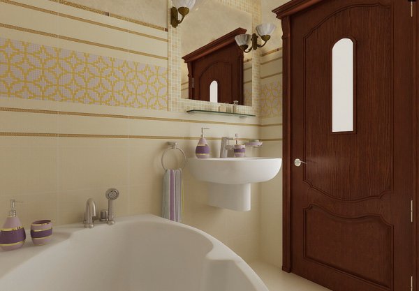 Элементы дизайна в ванной комнате