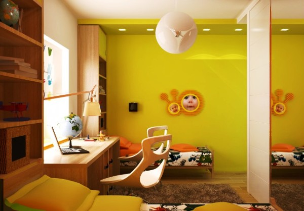 Фото: благодаря своей универсальности этот цвет будет уместен и в комнате для малышей