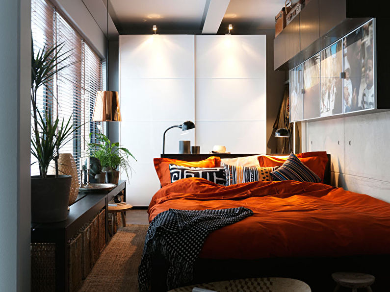 Дизайн маленькой спальни гостиной