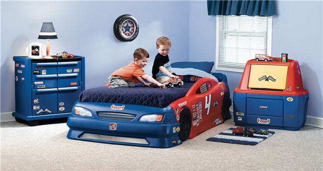 Детская кровать машина для мальчика