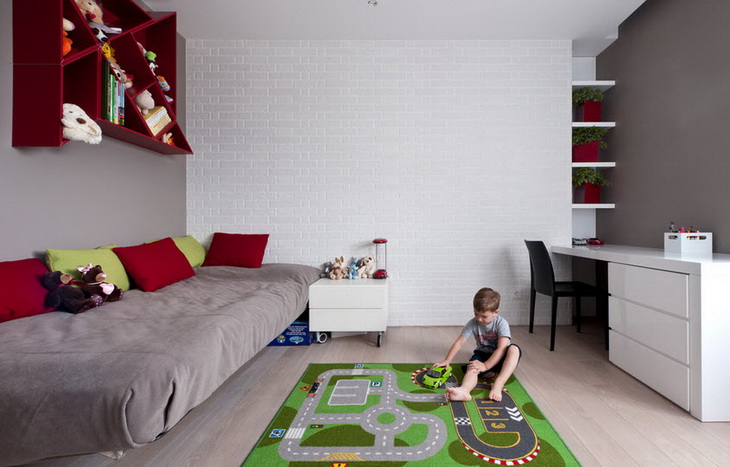 Дизайн маленькой детской комнаты - фото