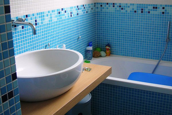 Дизайн ванной комнаты с мозаикой своими руками
