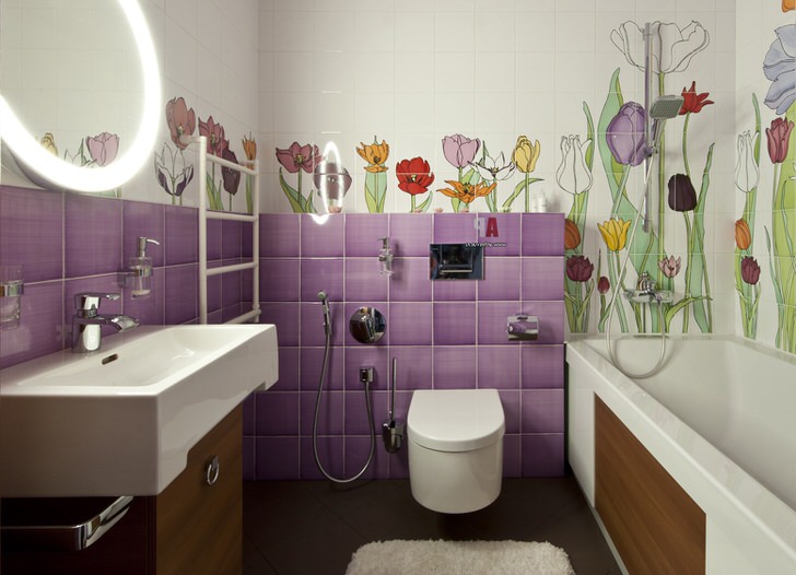 Интересные идеи для обустройства ванной комнаты (40 фото)