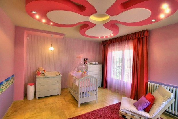 Фото интерьера детской комнаты для девочки