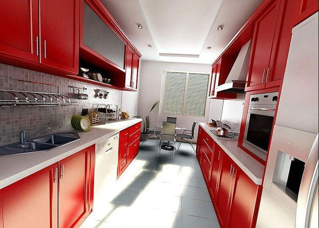 Дизайн узкой кухни: как обставить длинную узкую кухню - фото