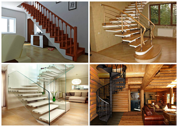 Дизайн гостиной с лестницей