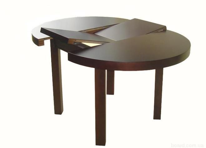 Круглые столы-трансформеры для гостиной