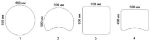 Варианты и размеры столешниц