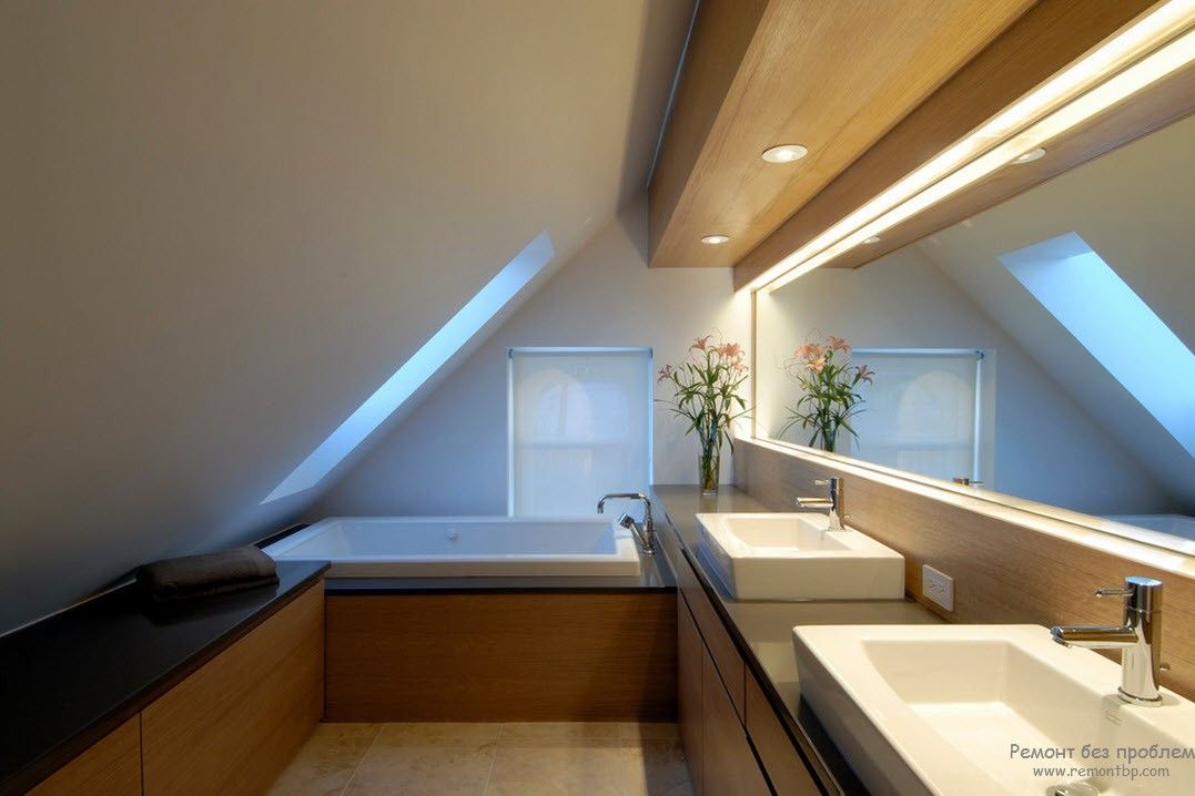 Необычный и современный дизайн ванной комнаты
