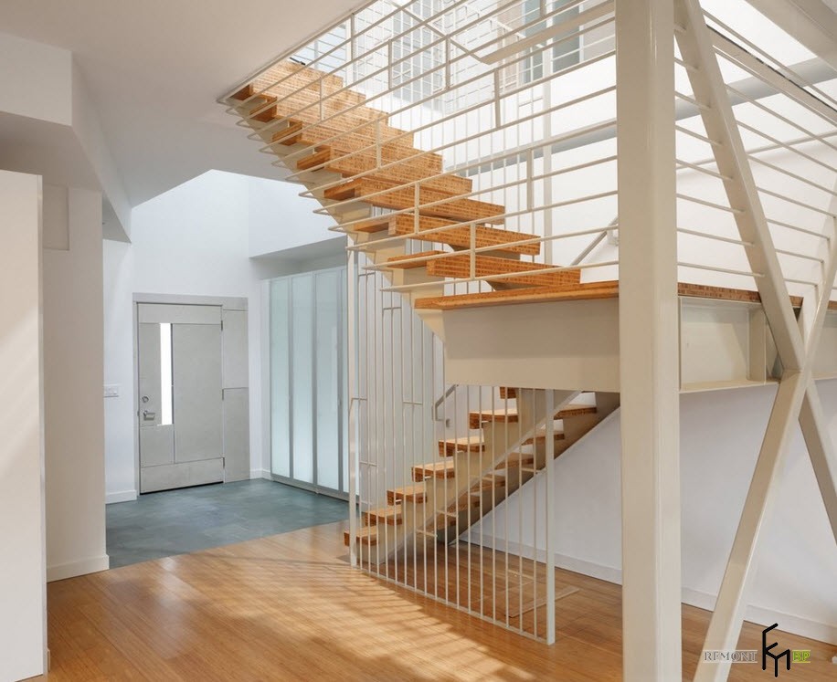 100 идей дизайна лестницы для современного загородного дома на фото
